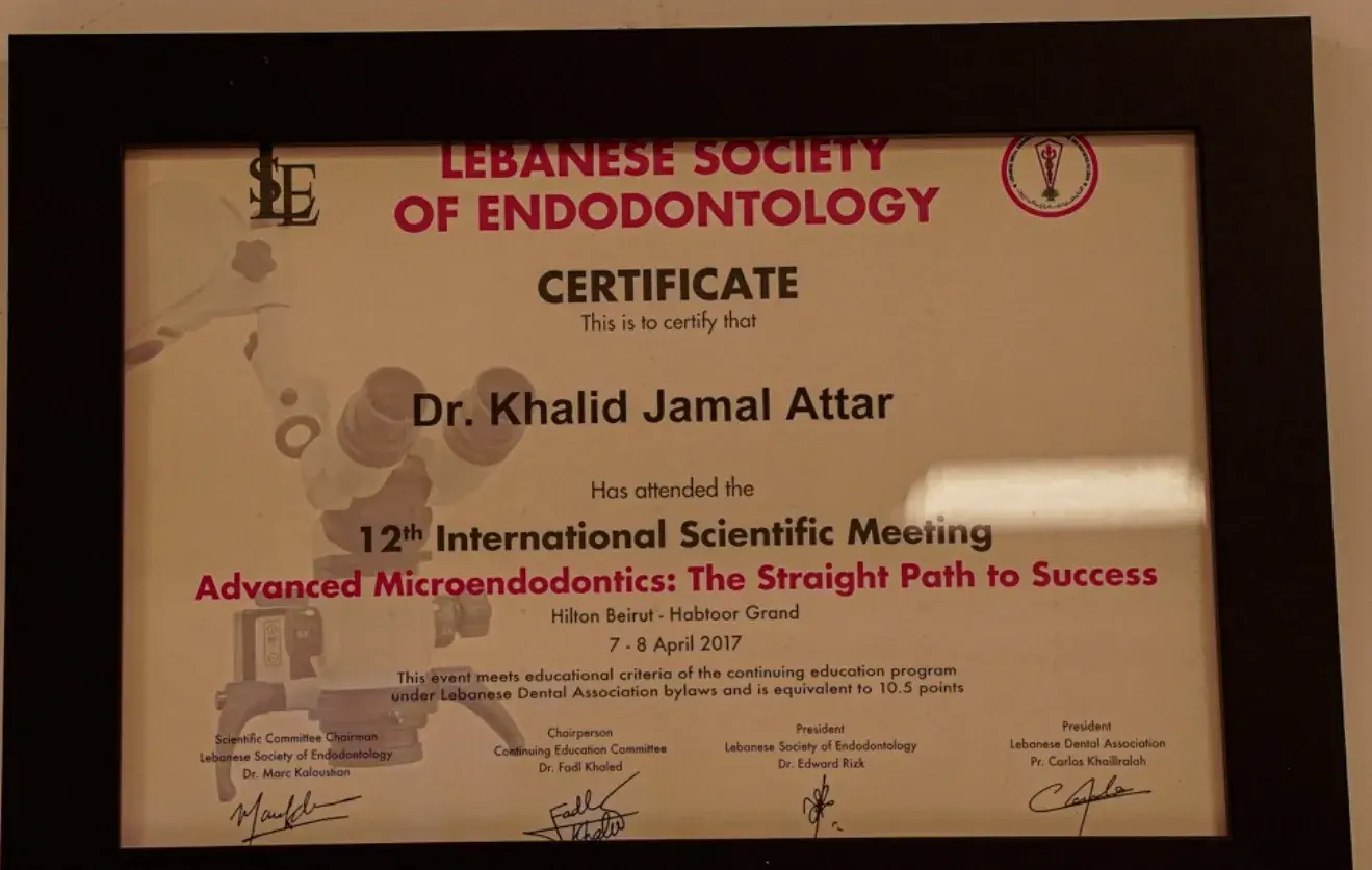 Advanced Microendodontics — المؤتمر العلمي الدولي 12